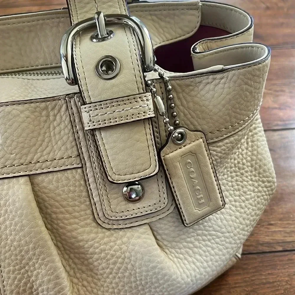 Coach Soho Pleated Leather shoulder Bag